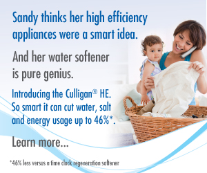 Introducing the Culligan HE water softener. Click here to learn more.